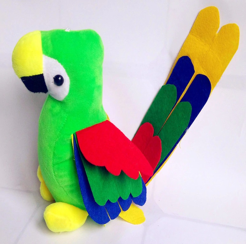 Parrot Plush Soft Toys Cartoon Animal Doll for Baby